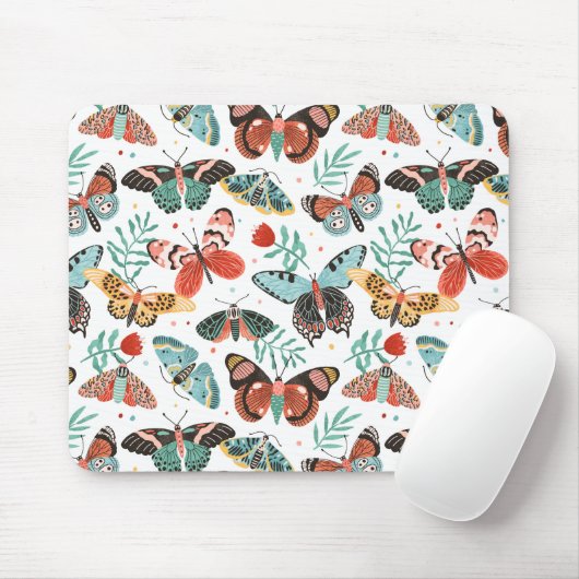 Moth Muster Mousepad (Mit Mouse)