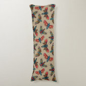 Moth Muster Seitenschläferkissen (Vorderseite Vertikal)