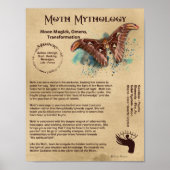 MOTH MYTHOLOGY POSTER (Vorne)