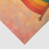 Moth of Stolz and Blossoms Decoupage Paper Seidenpapier (Ausschnitt)