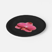 Moth Orchid Paper Plate Pappteller (Schrägansicht)