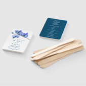 Moth Orchid Wedding Program Fan Fächer (Non-assembled)