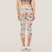 Moth Pattern Capri Leggings (Rückseite)