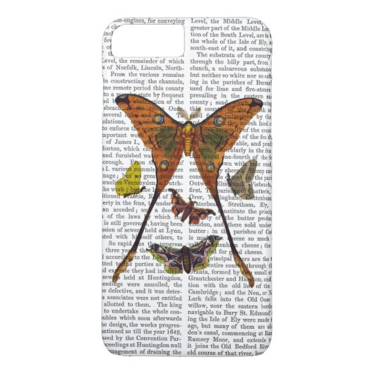 Moth Plate 2 Case-Mate iPhone Hülle (Rückseite)