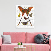 Moth Plate 2 Leinwanddruck (Insitu (Wohnzimmer))