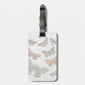 Moth Plate 3 Gepäckanhänger (Rückseite vertikal)