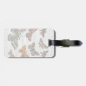 Moth Plate 3 Gepäckanhänger (Rückseite horizontal)