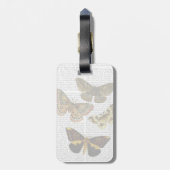 Moth Plate 4 Gepäckanhänger (Rückseite vertikal)