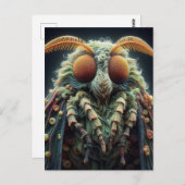 Moth Postkarte (Vorne/Hinten)
