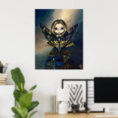 Moth Queen: Acherontia Atropos gotische Märchen Pr Poster (Heimbüro)