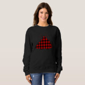 Moth Red Buffalo Kariert Insect Owlet Matching Fam Sweatshirt (Vorne ganz)