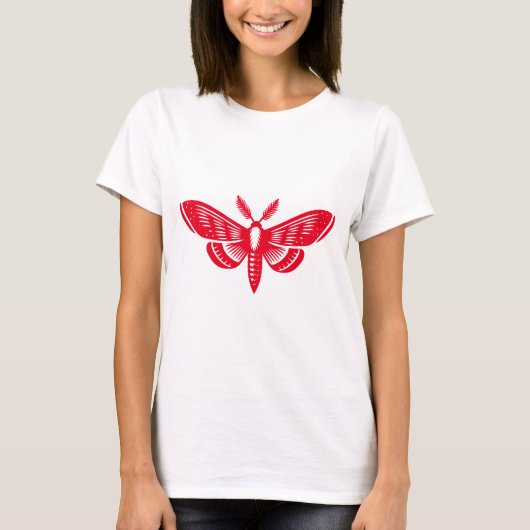 Moth - Red T-Shirt (Vorderseite)