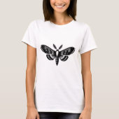 Moth - Schwarz T-Shirt (Vorderseite)