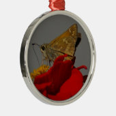 Moth Silbernes Ornament (Rechts)