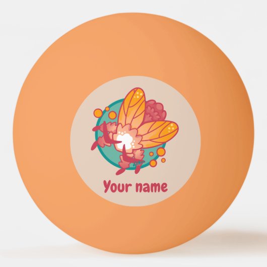 Moth Tischtennisball (Vorderseite)
