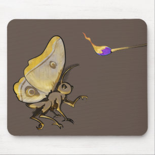 Moth to Flame Mousepad