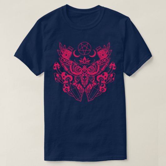 Moth Viking Pagan Wicca167 T-Shirt (Design vorne)