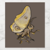 Moth Weinetikett (Einzelnes Label)