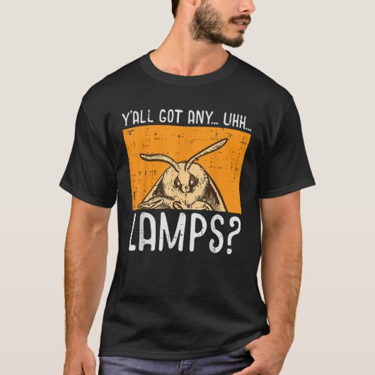 Moth Yall Got Lamps Funny Insect Frauen Mädchen T-Shirt (Vorderseite)