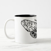 Moth Zweifarbige Tasse (Links)