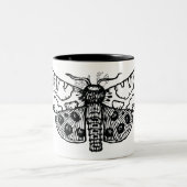Moth Zweifarbige Tasse (Mittel)