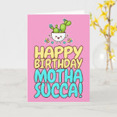 Motha Succa Pun Karte (Gelbe Blume)