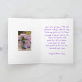 Mothe Day Grußkarte Karte (Innenseite)