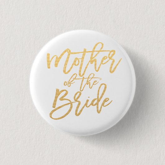 Mothe of the bride kalligrafy button (Vorderseite)
