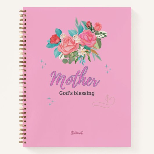 Mother, A Blessing from God Notizblock (Vorderseite)