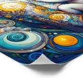 Mother and child fantasy art Poster (Ecke)