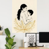 Mother and Child IV Poster (Heimbüro)