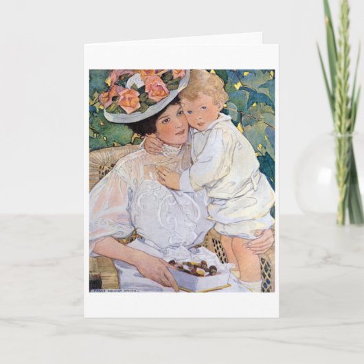 Mother and Child, Jessie Willcox Smith Karte (Vorderseite)