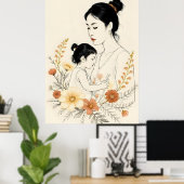 Mother and Child X Poster (Heimbüro)