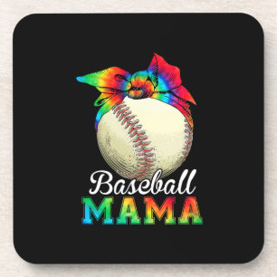 Mother Art Baseball Mama Birthday Getränkeuntersetzer