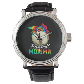 Mother Art Baseball Momma Birthday Armbanduhr