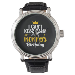 Mother Art Es ist der Geburtstag meiner Mutti Armbanduhr