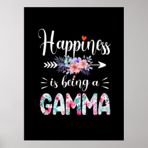 Mother Art   Glücklich ist man an einem Gamma-Gebu Poster