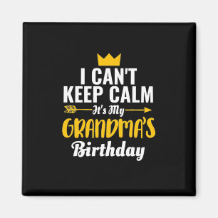 Mother Art It Is My Grandmas Birthday Magnet