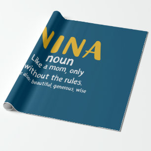 Mother Art Nina Definition Geschenkpapier