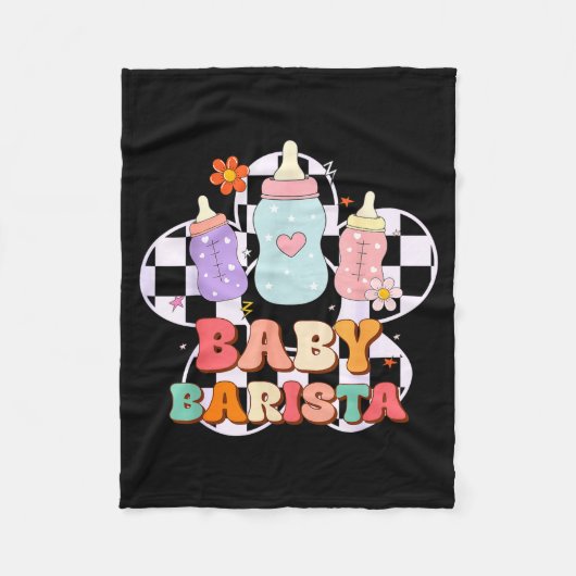 Mother Baby Nurse Funny Nicu Nurse Milk Bottle Bab Fleecedecke (Vorderseite)