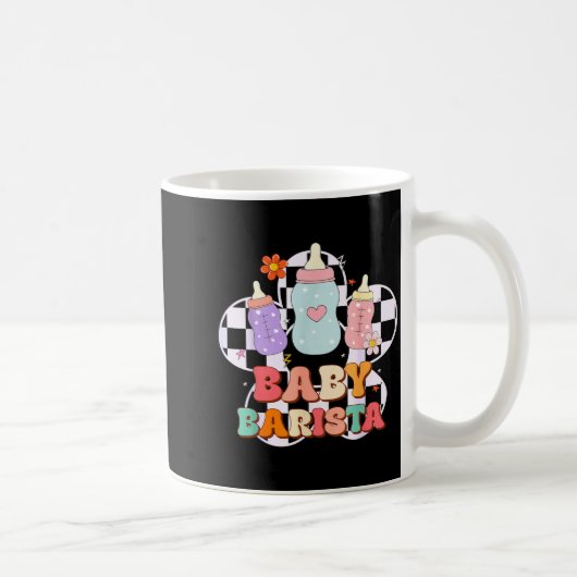 Mother Baby Nurse Funny Nicu Nurse Milk Bottle Bab Kaffeetasse (Rechts)