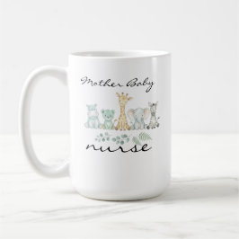 Mother Baby Nurse Safari Jungle Animal Nursery Kaffeetasse