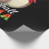 Mother Baseball Mama Birthday Geschenkpapier (Ecke)