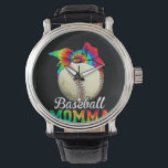 Mother Baseball Momma Birthday Armbanduhr<br><div class="desc">Mother Baseball Momma Birthday</div>