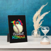 Mother Baseball Momma Birthday Fotoplatte (Seite)