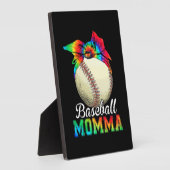 Mother Baseball Momma Birthday Fotoplatte (Seite)