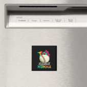 Mother Baseball Momma Birthday Magnet (In Situ (Geschirrspüler))