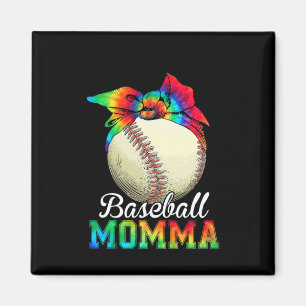 Mother Baseball Momma Birthday Magnet