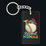 Mother Baseball Momma Birthday Schlüsselanhänger<br><div class="desc">Mother Baseball Momma Birthday</div>
