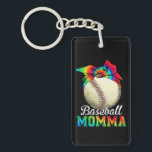 Mother Baseball Momma Birthday Schlüsselanhänger<br><div class="desc">Mother Baseball Momma Birthday</div>